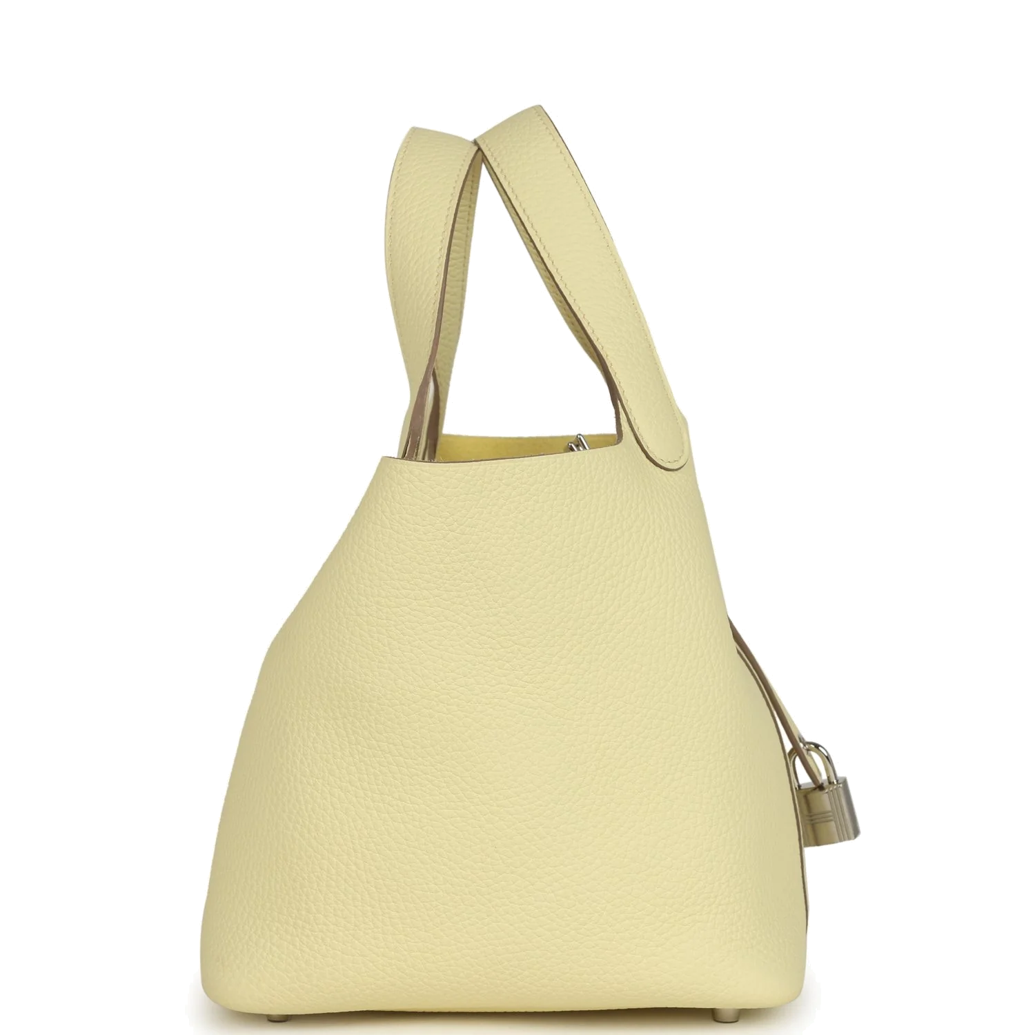 Hermes Picotin Lock 18 Jaune Milton Clemence Palladium Hardware — фото 5