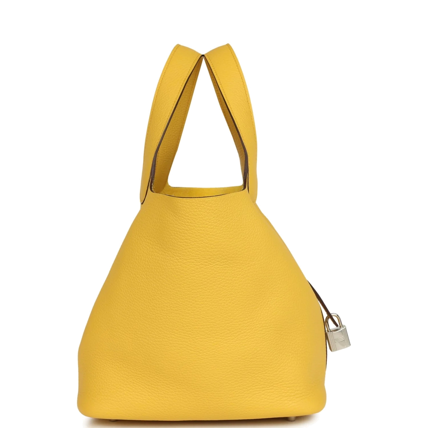 Hermes Picotin Lock 22 Sun Clemence Palladium Hardware — фото 4