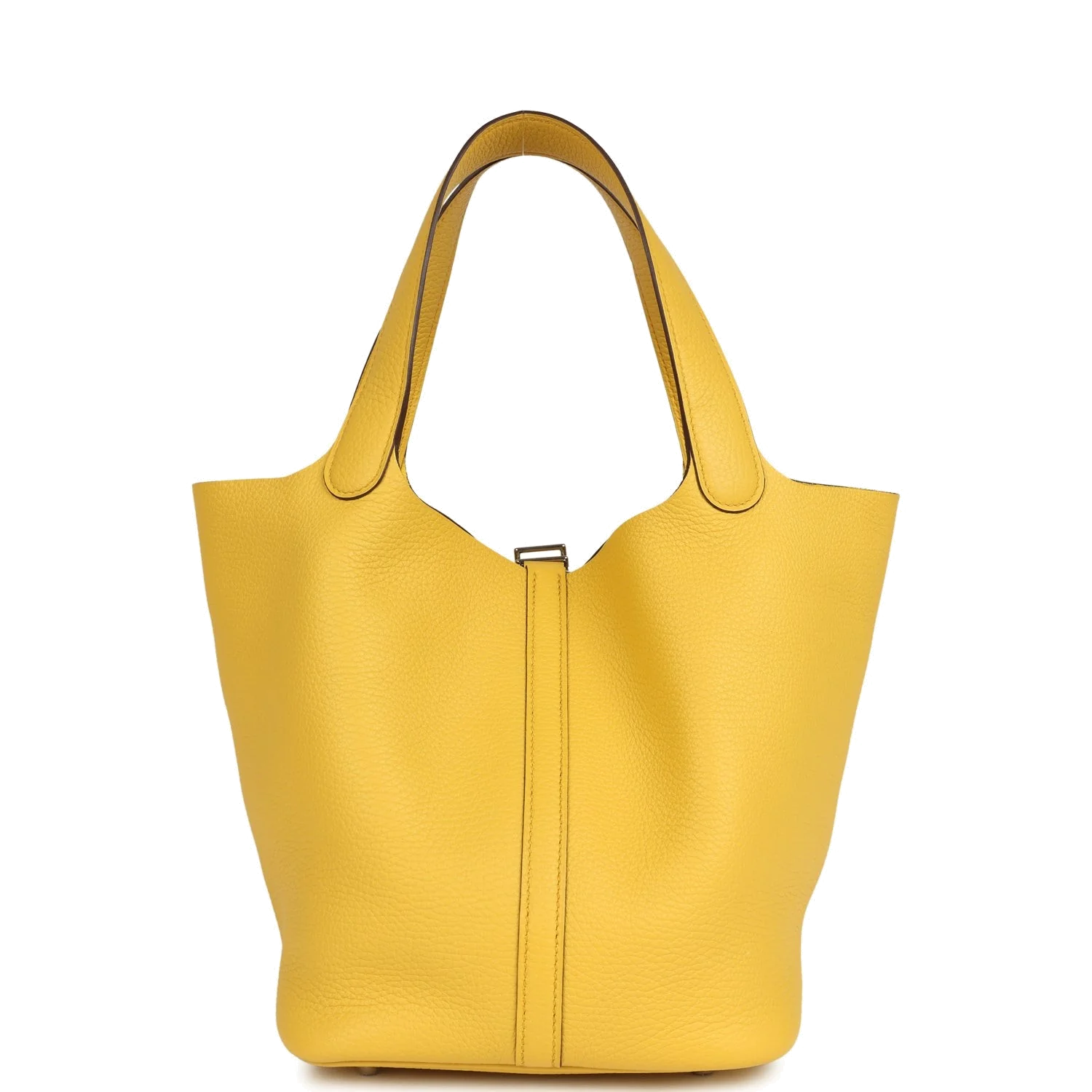 Hermes Picotin Lock 22 Sun Clemence Palladium Hardware — фото 5
