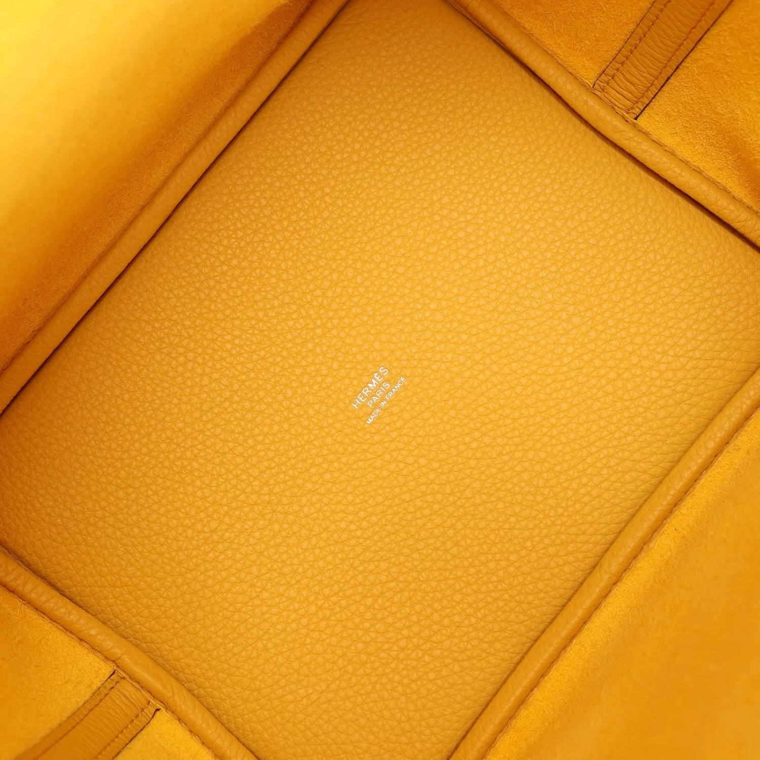 Hermes Picotin Lock 22 Sun Clemence Palladium Hardware — фото 8