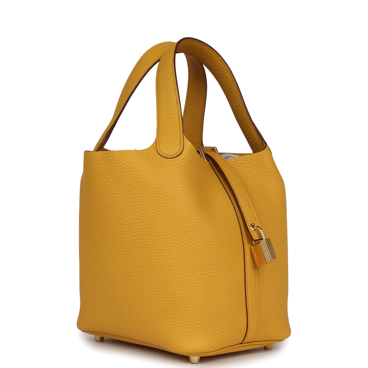 Hermes Picotin Lock 18 Jaune Ambre Clemence Gold Hardware — фото 3