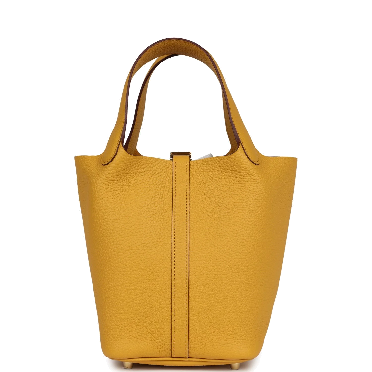 Hermes Picotin Lock 18 Jaune Ambre Clemence Gold Hardware — фото 5
