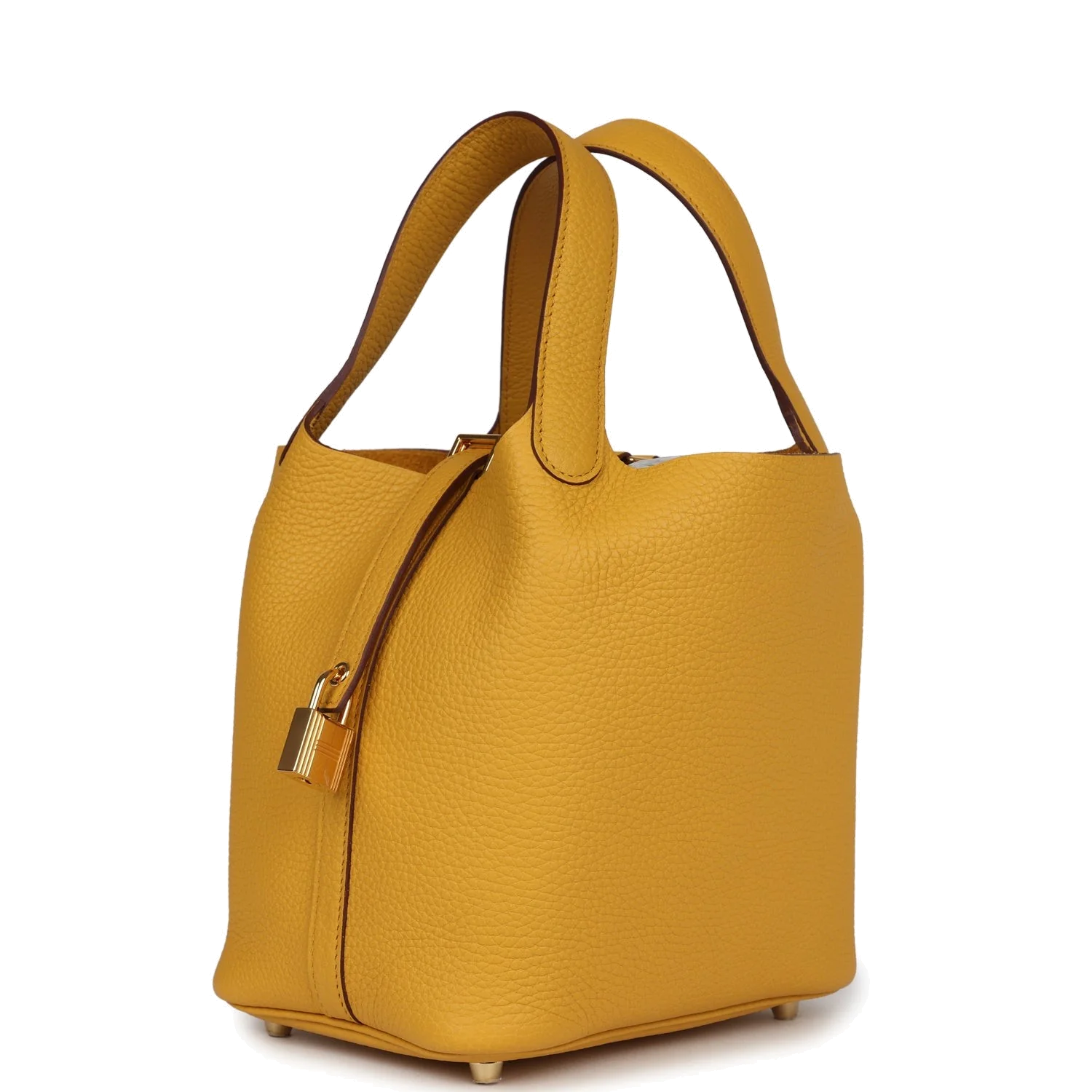 Hermes Picotin Lock 18 Jaune Ambre Clemence Gold Hardware — фото 6
