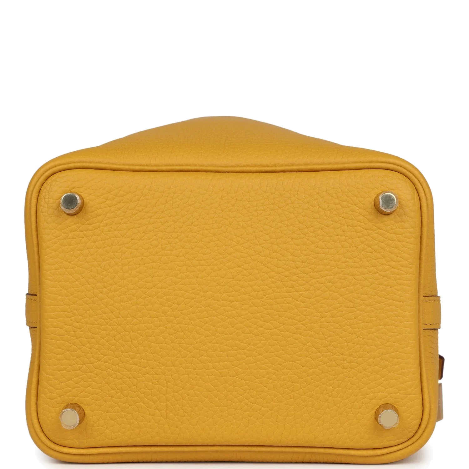 Hermes Picotin Lock 18 Jaune Ambre Clemence Gold Hardware — фото 7