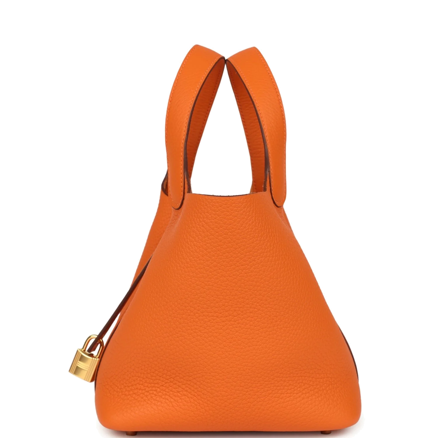 Hermes Picotin Lock 18 Orange Clemence Gold Hardware — фото 4