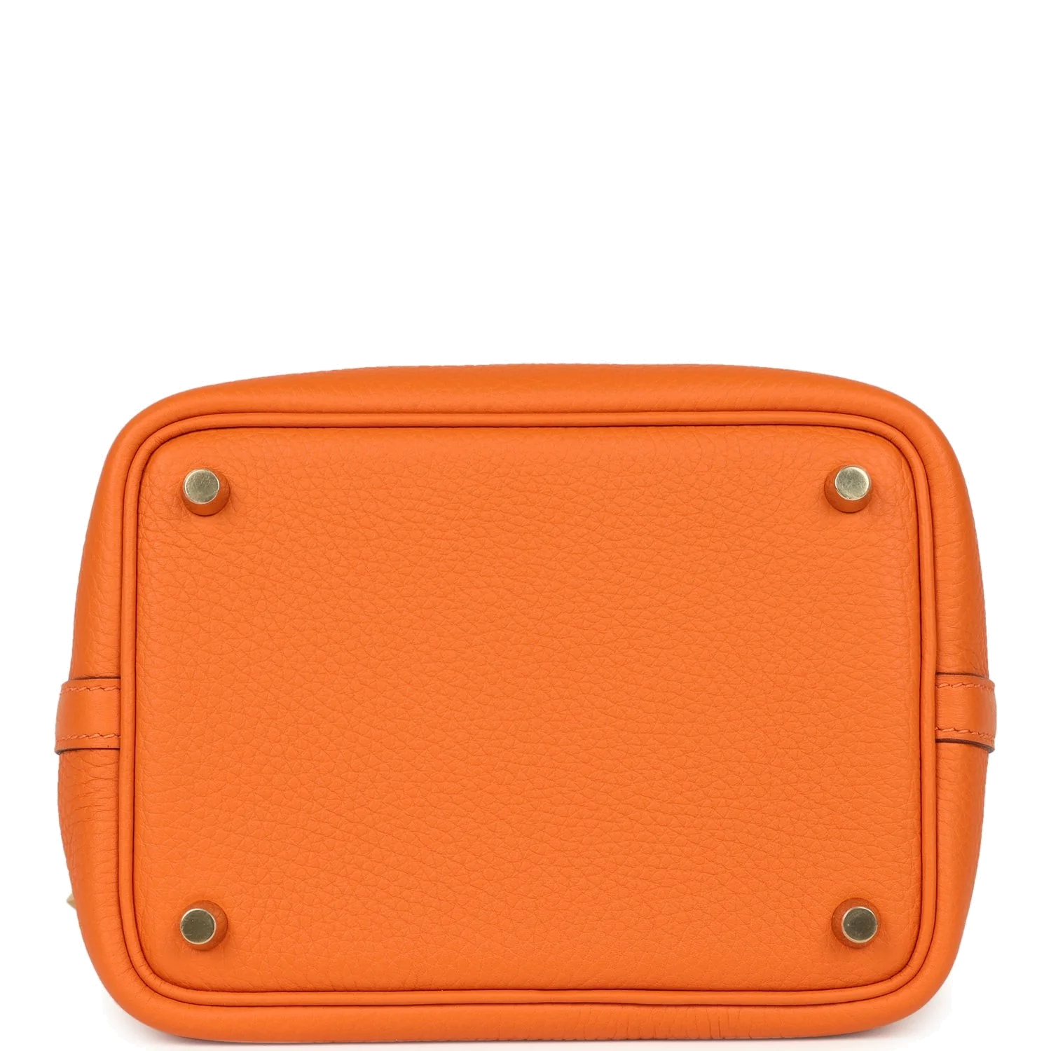 Hermes Picotin Lock 18 Orange Clemence Gold Hardware — фото 7