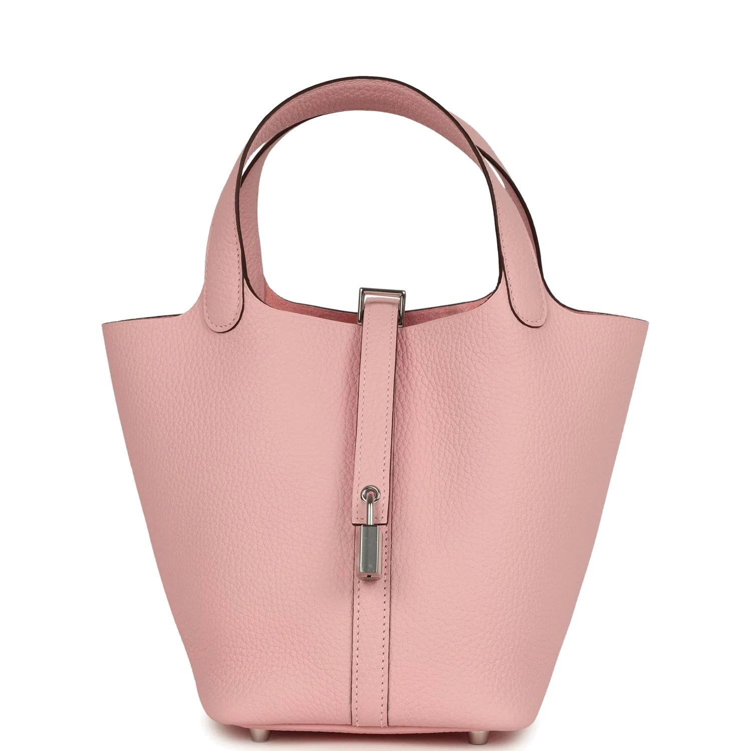 Hermes Picotin Lock 18 Rose Sakura Clemence Palladium Hardware