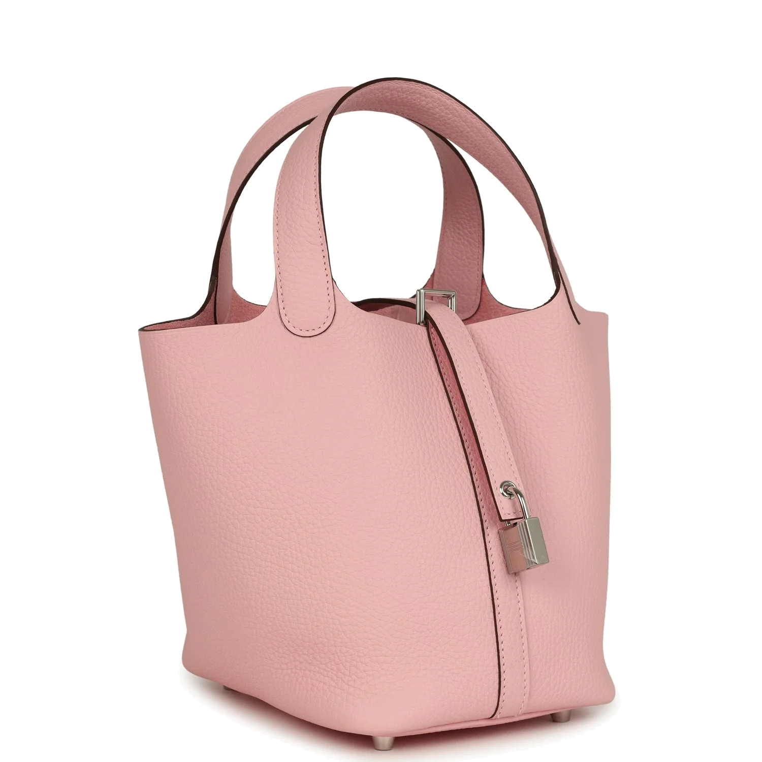 Hermes Picotin Lock 18 Rose Sakura Clemence Palladium Hardware — фото 3