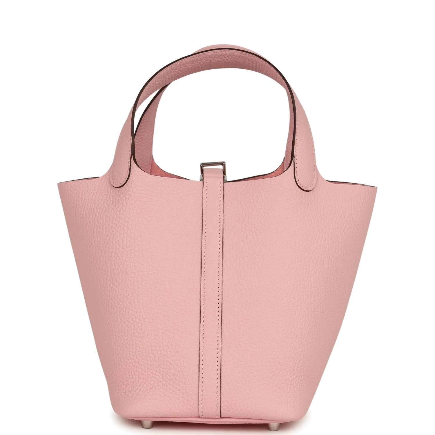 Hermes Picotin Lock 18 Rose Sakura Clemence Palladium Hardware — фото 6