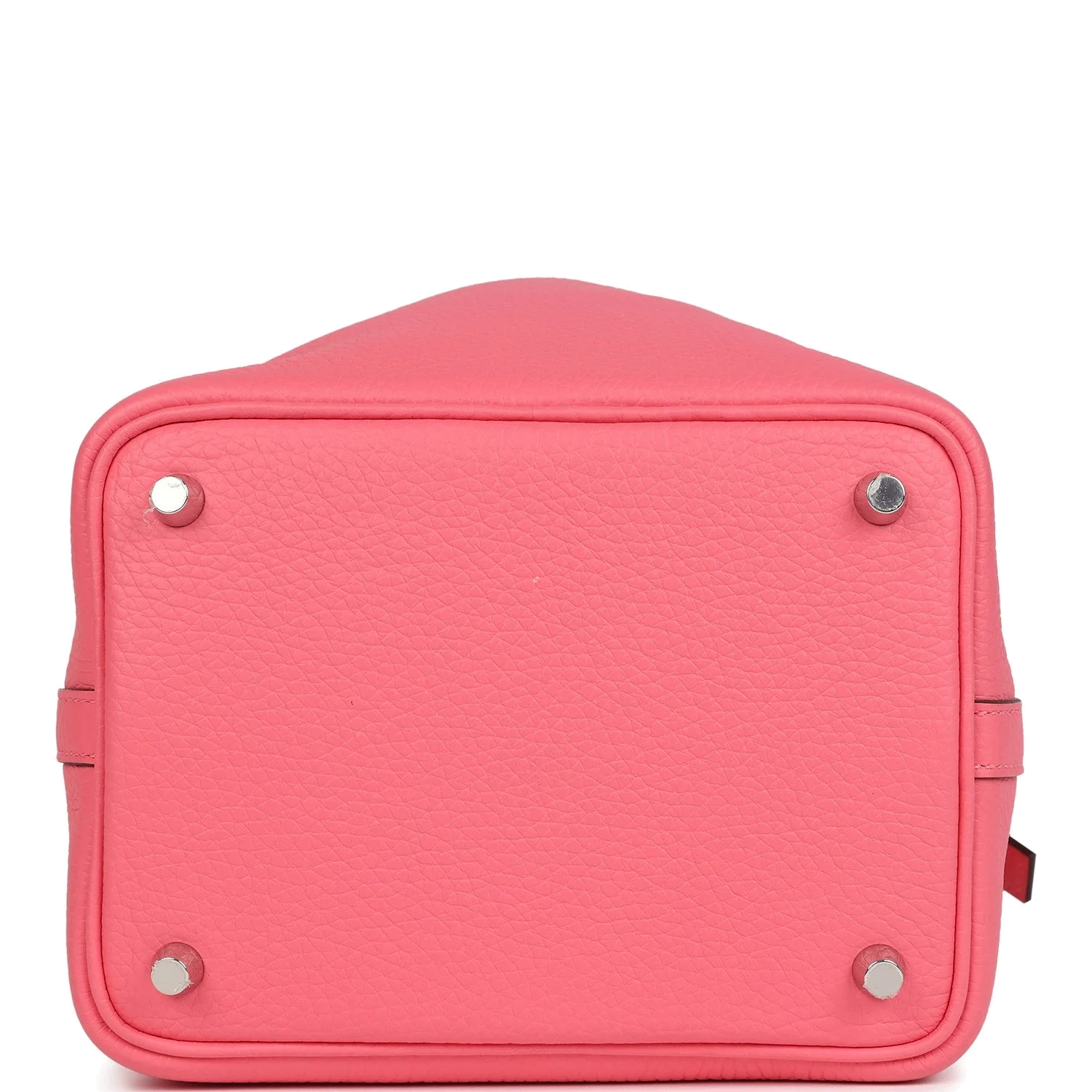 Hermes Picotin Lock 18 Rose Azalee Clemence Palladium Hardware — фото 7