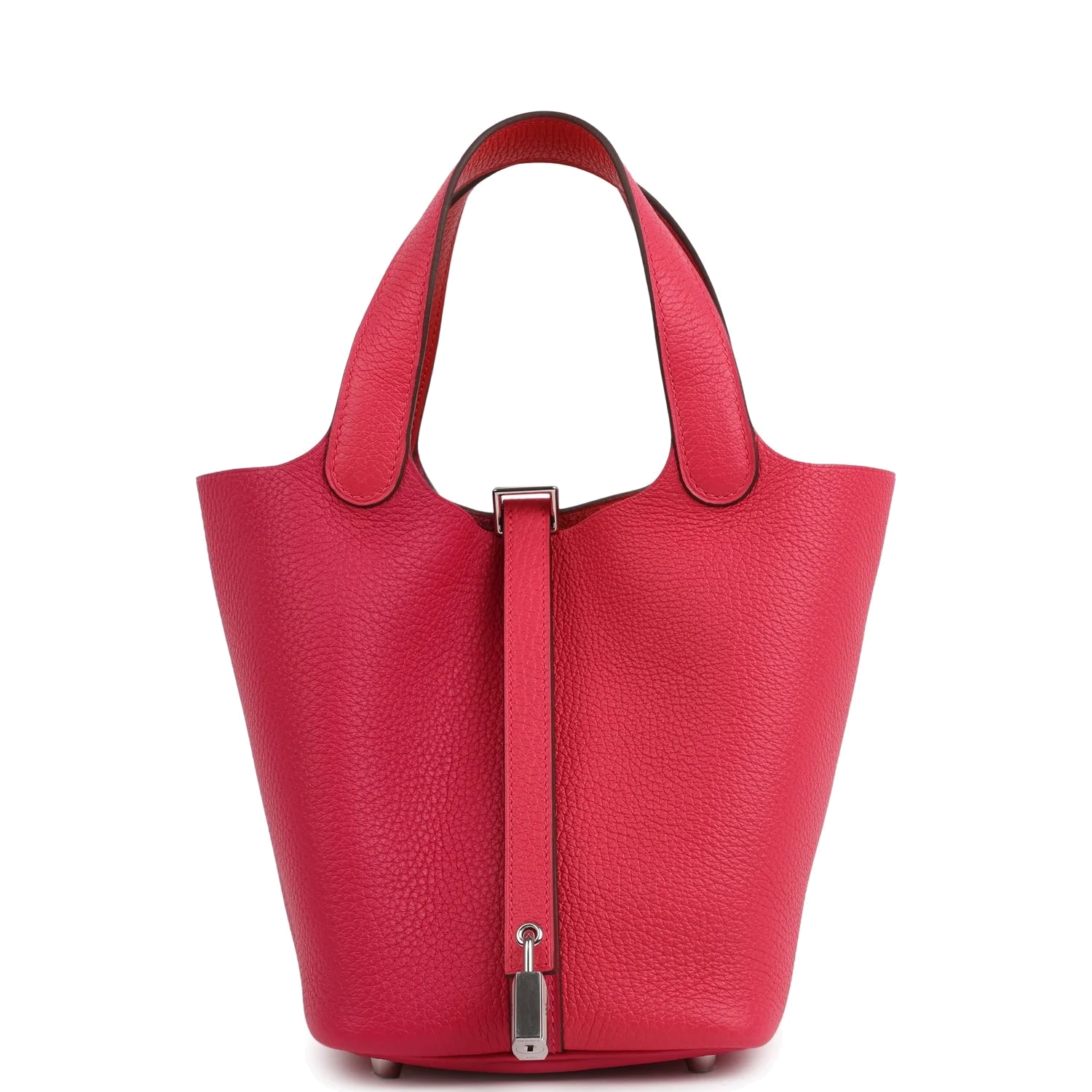 Hermes Picotin Lock 18 Casaque Rose Extreme and Rose Mexico Palladium Hardware — фото 2