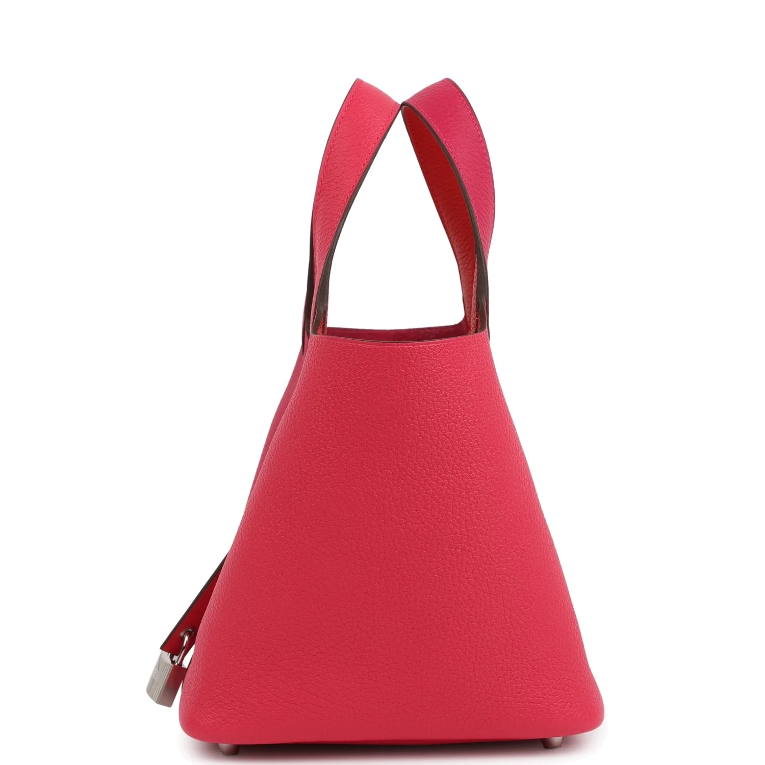 Hermes Picotin Lock 18 Casaque Rose Extreme and Rose Mexico Palladium Hardware — фото 4
