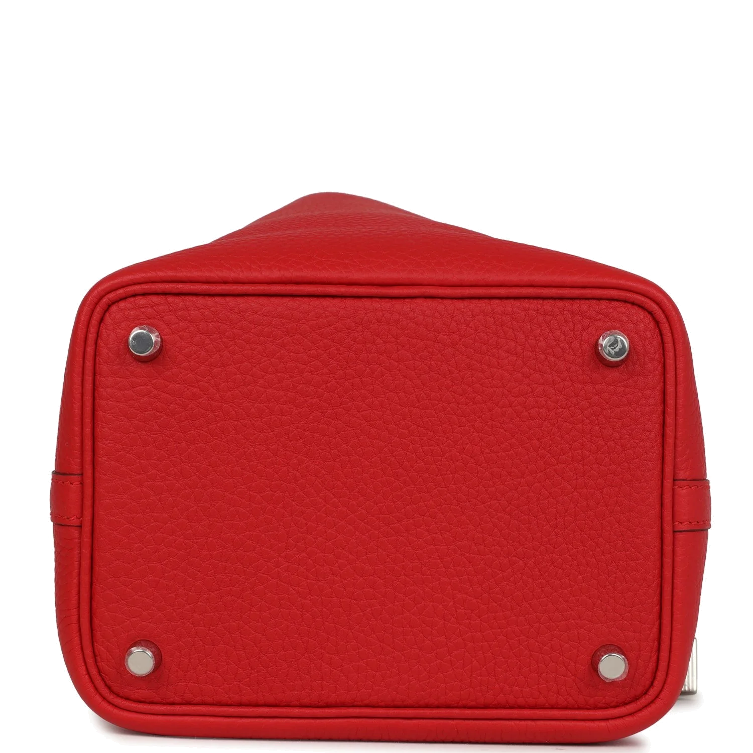Hermes Picotin Lock 18 Rouge Radieux Clemence Palladium Hardware — фото 7