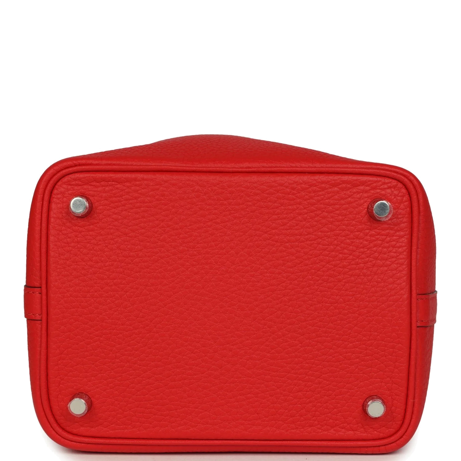 Hermes Picotin Lock 18 Rouge de Coeur Clemence Palladium Hardware — фото 7