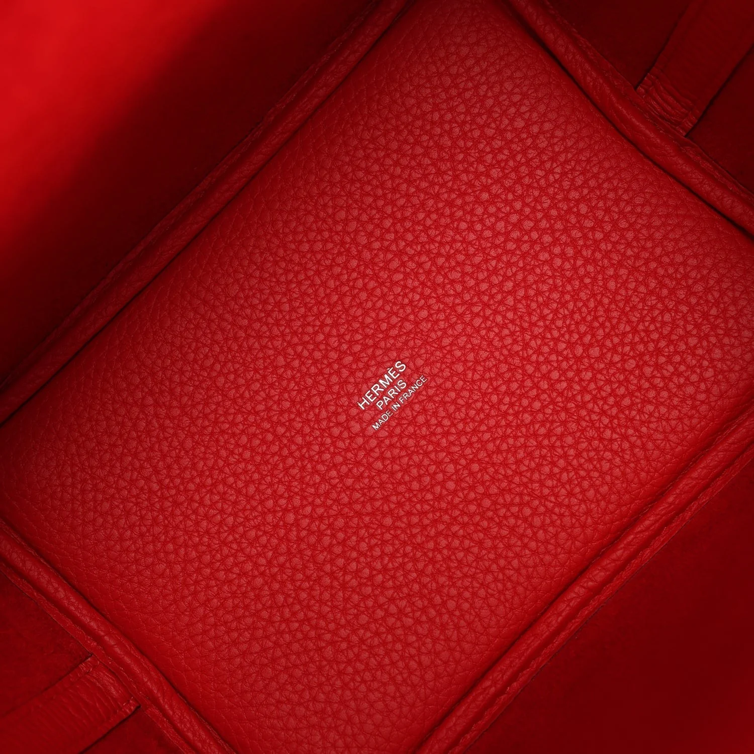 Hermes Picotin Lock 18 Rouge de Coeur Clemence Palladium Hardware — фото 8
