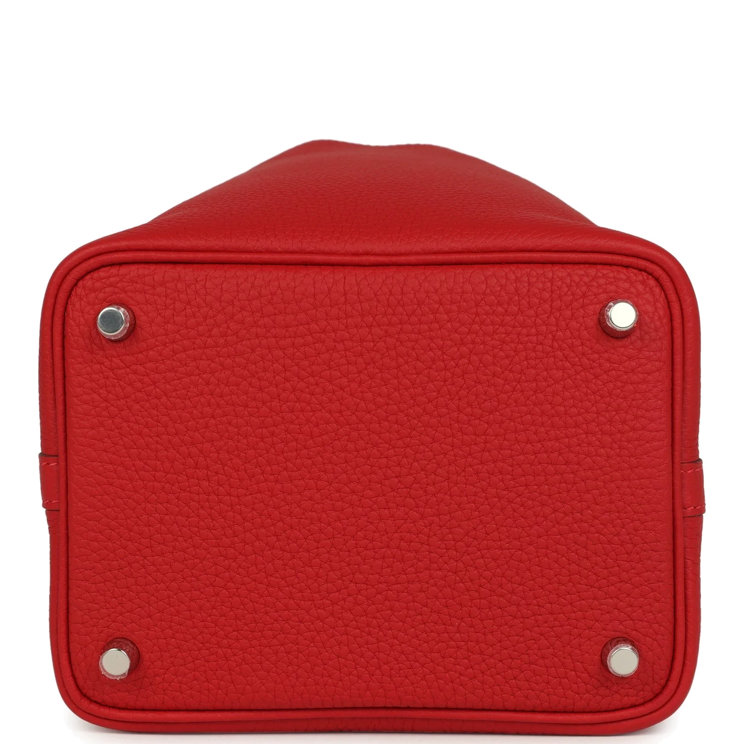Hermes Picotin Lock 18 Vermillion Clemence Palladium Hardware — фото 7
