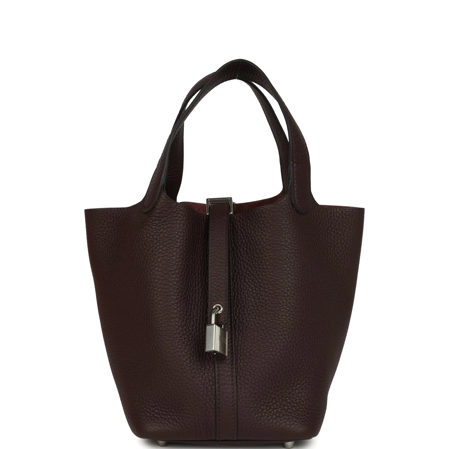 Hermes Picotin Lock 18 Rouge Sellier Clemence Palladium Hardware — фото 2