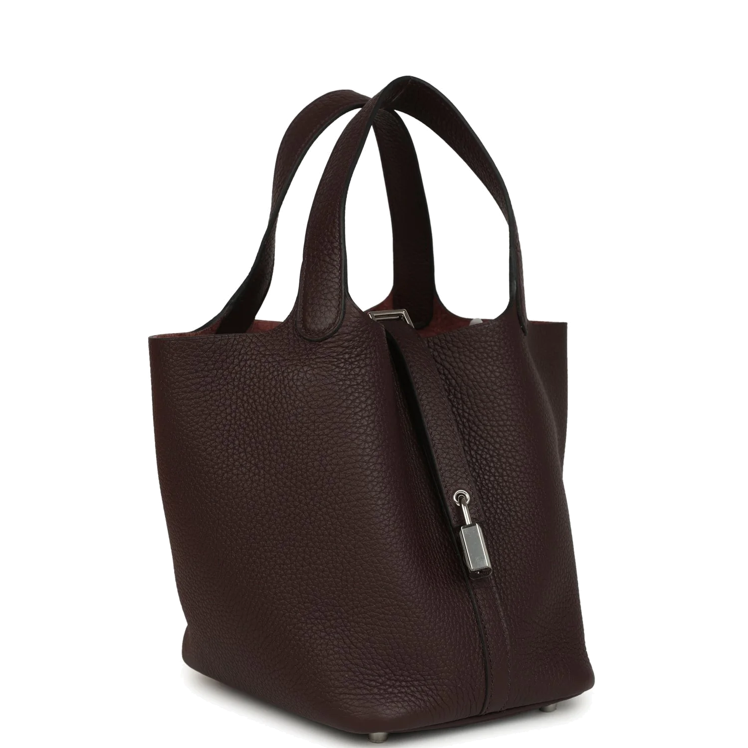 Hermes Picotin Lock 18 Rouge Sellier Clemence Palladium Hardware — фото 3