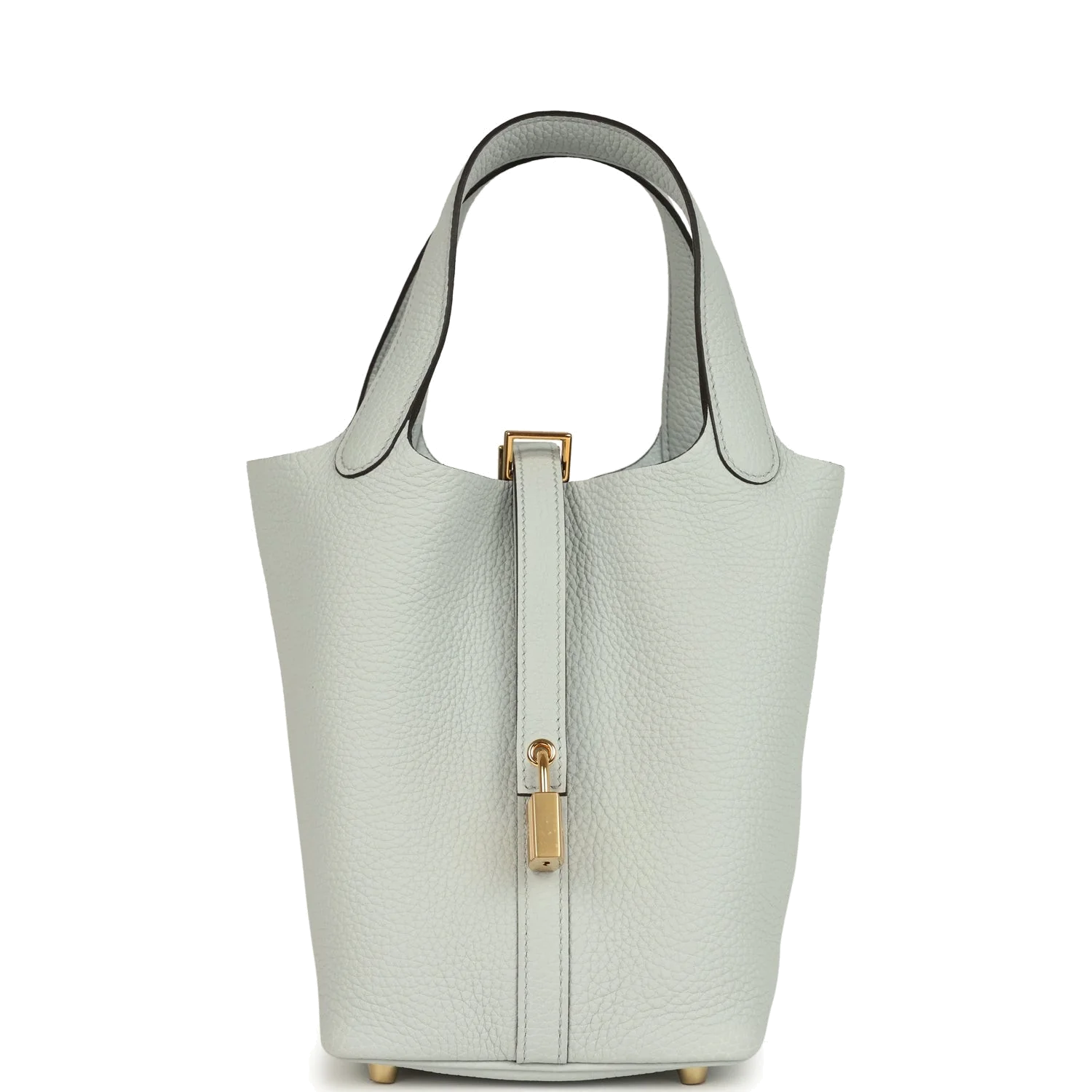 Hermes Picotin Lock 18 Bleu Pale Clemence Gold Hardware — фото 2