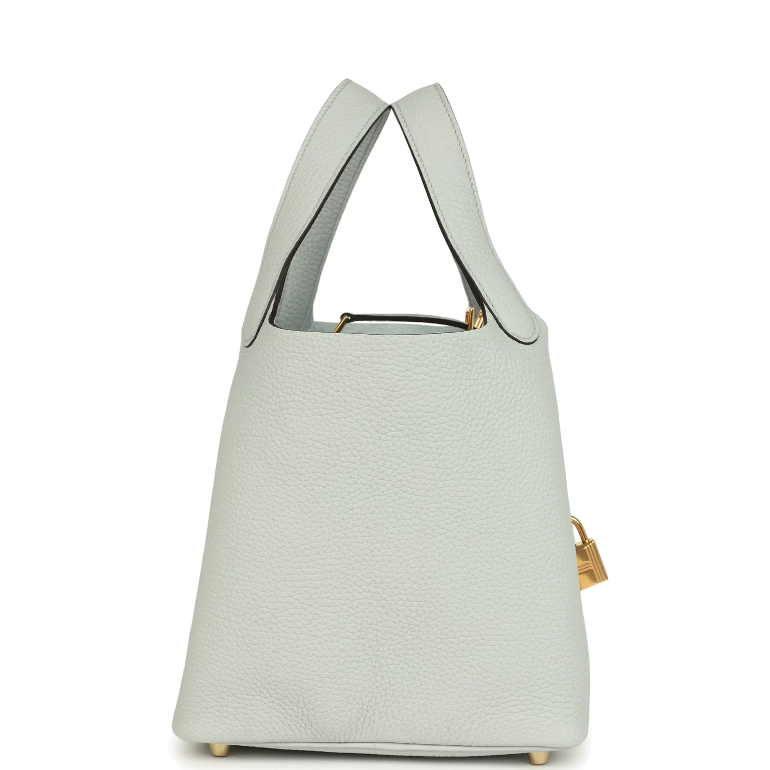 Hermes Picotin Lock 18 Bleu Pale Clemence Gold Hardware — фото 4