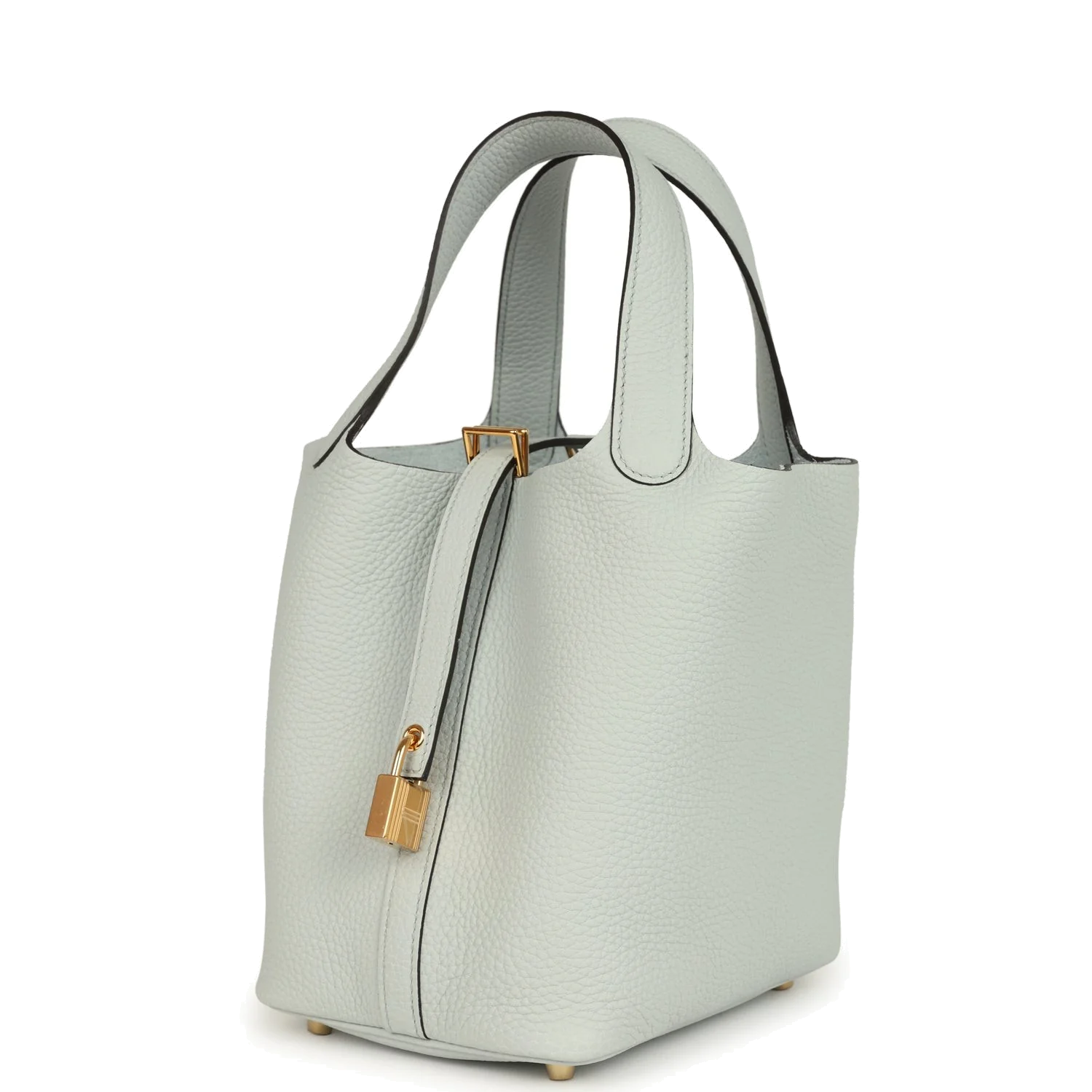 Hermes Picotin Lock 18 Bleu Pale Clemence Gold Hardware — фото 6