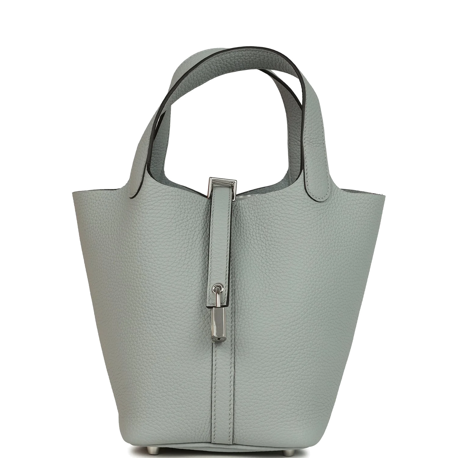 Hermes Picotin Lock 18 Bleu Glacier Clemence Palladium Hardware — фото 2