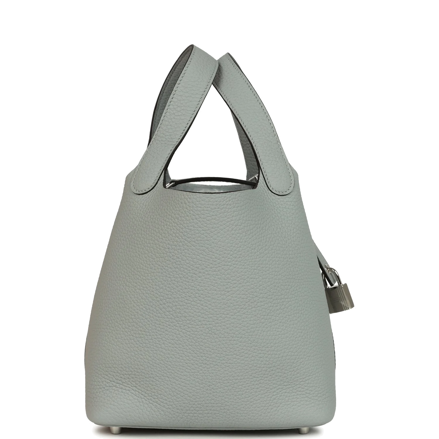 Hermes Picotin Lock 18 Bleu Glacier Clemence Palladium Hardware — фото 4