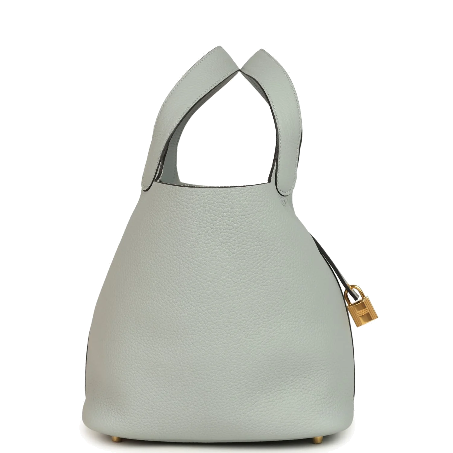 Hermes Picotin Lock 22 Bleu Glacier Clemence Gold Hardware — фото 4