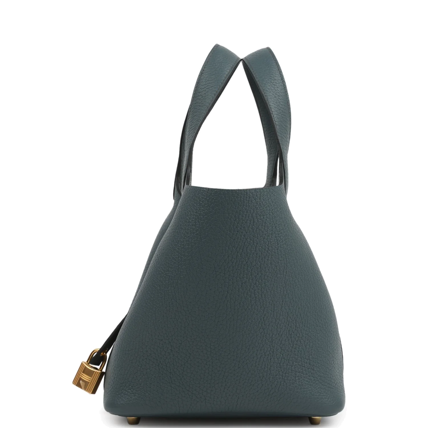 Hermes Picotin Lock 18 Bleu Orage Clemence Gold Hardware — фото 4