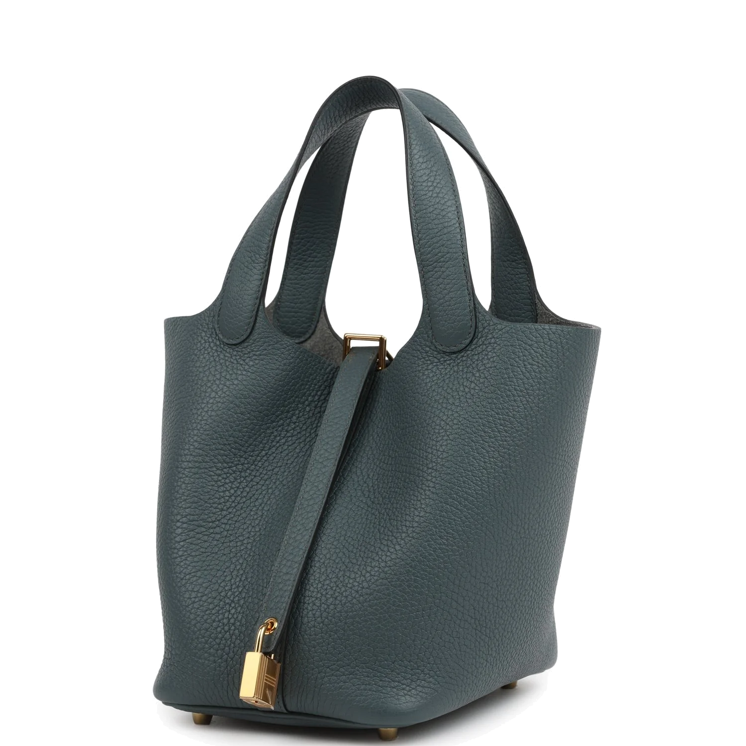 Hermes Picotin Lock 18 Bleu Orage Clemence Gold Hardware — фото 6