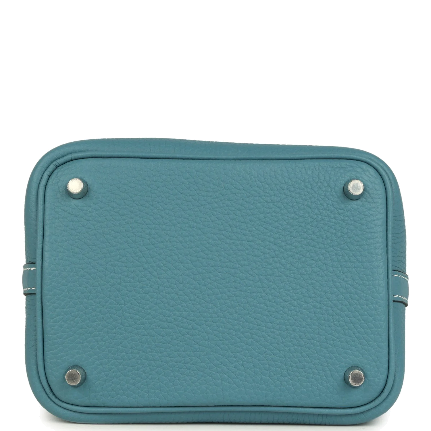 Hermes Picotin Lock 18 Blue Jean Clemence Palladium Hardware — фото 7