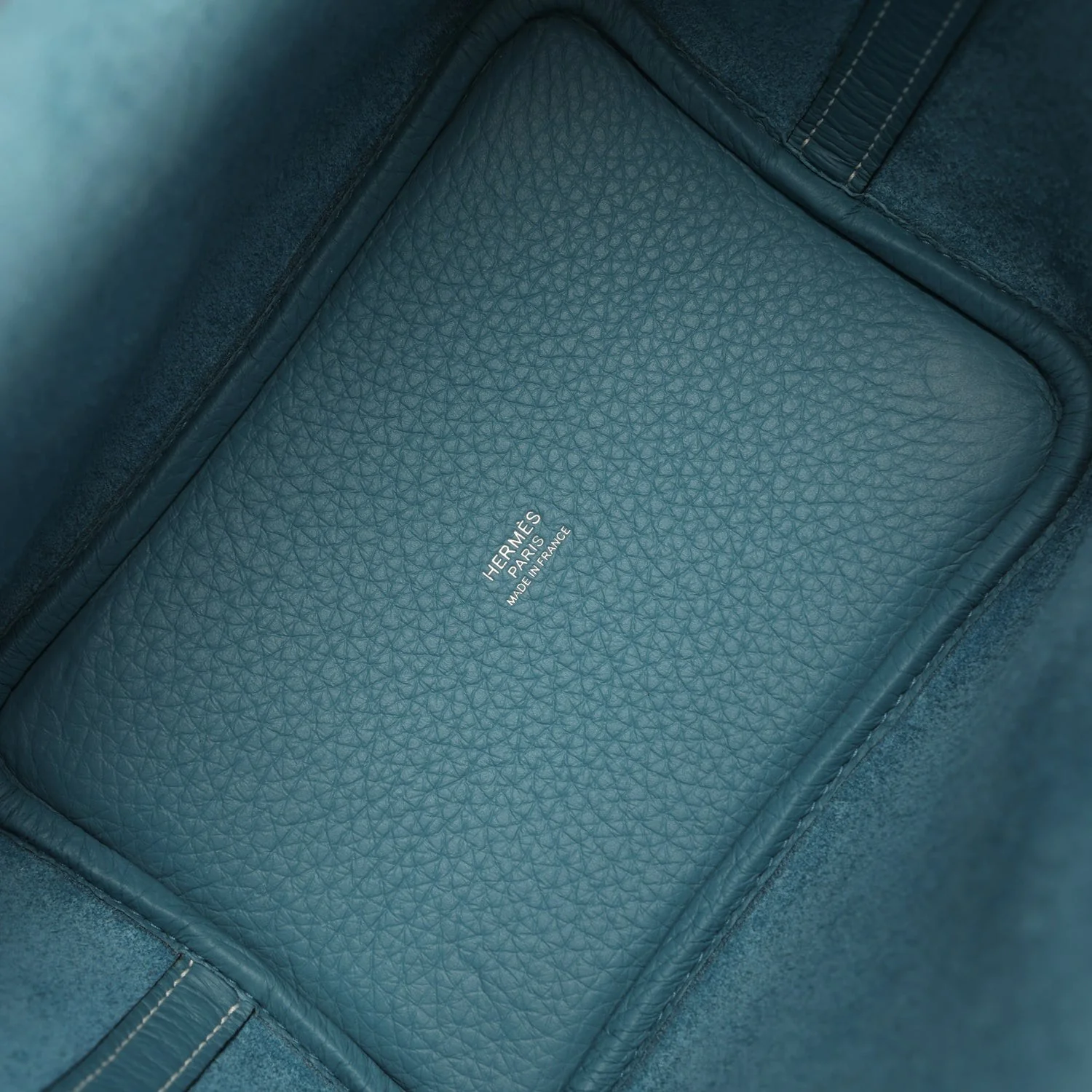 Hermes Picotin Lock 18 Blue Jean Clemence Palladium Hardware — фото 8