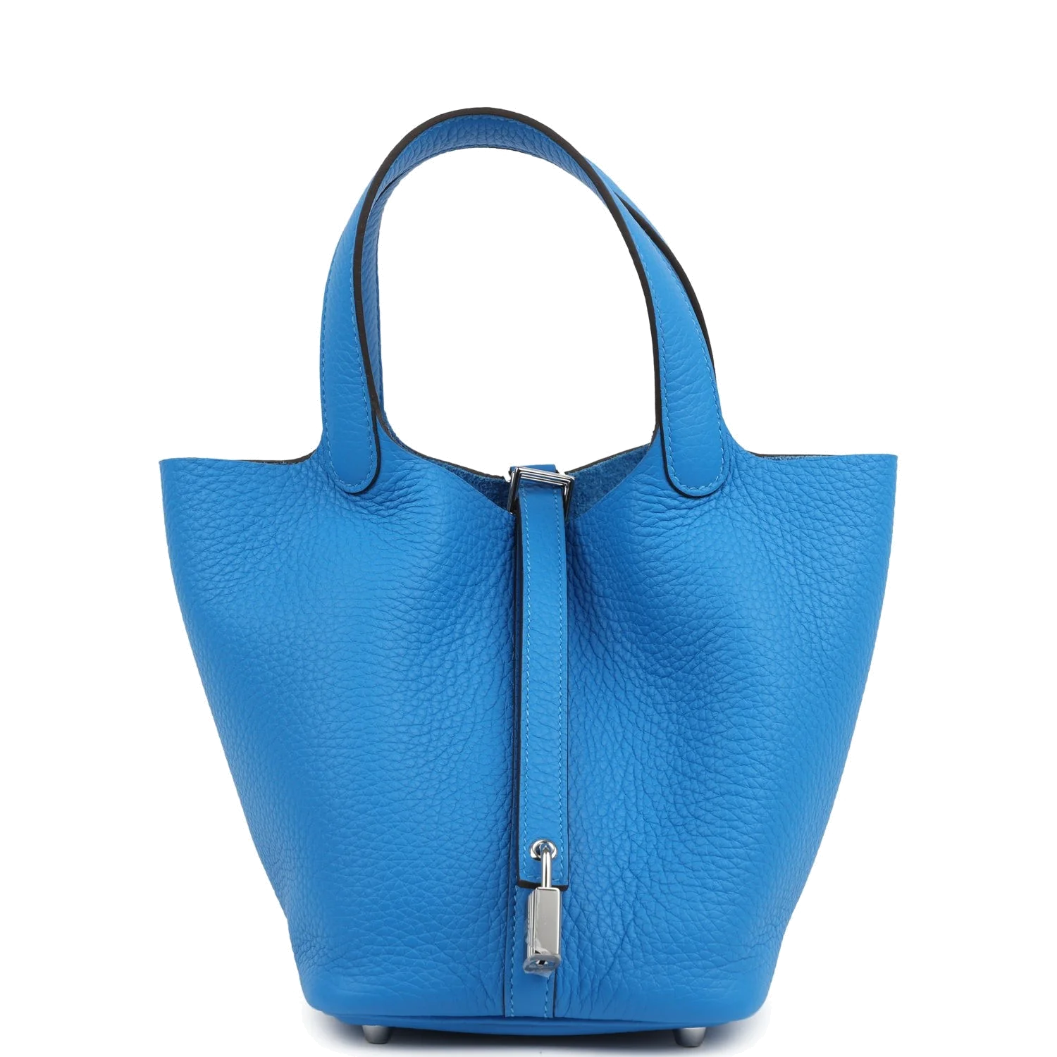 Hermes Picotin Lock 18 Bleu Hydra Clemence Palladium Hardware — фото 1