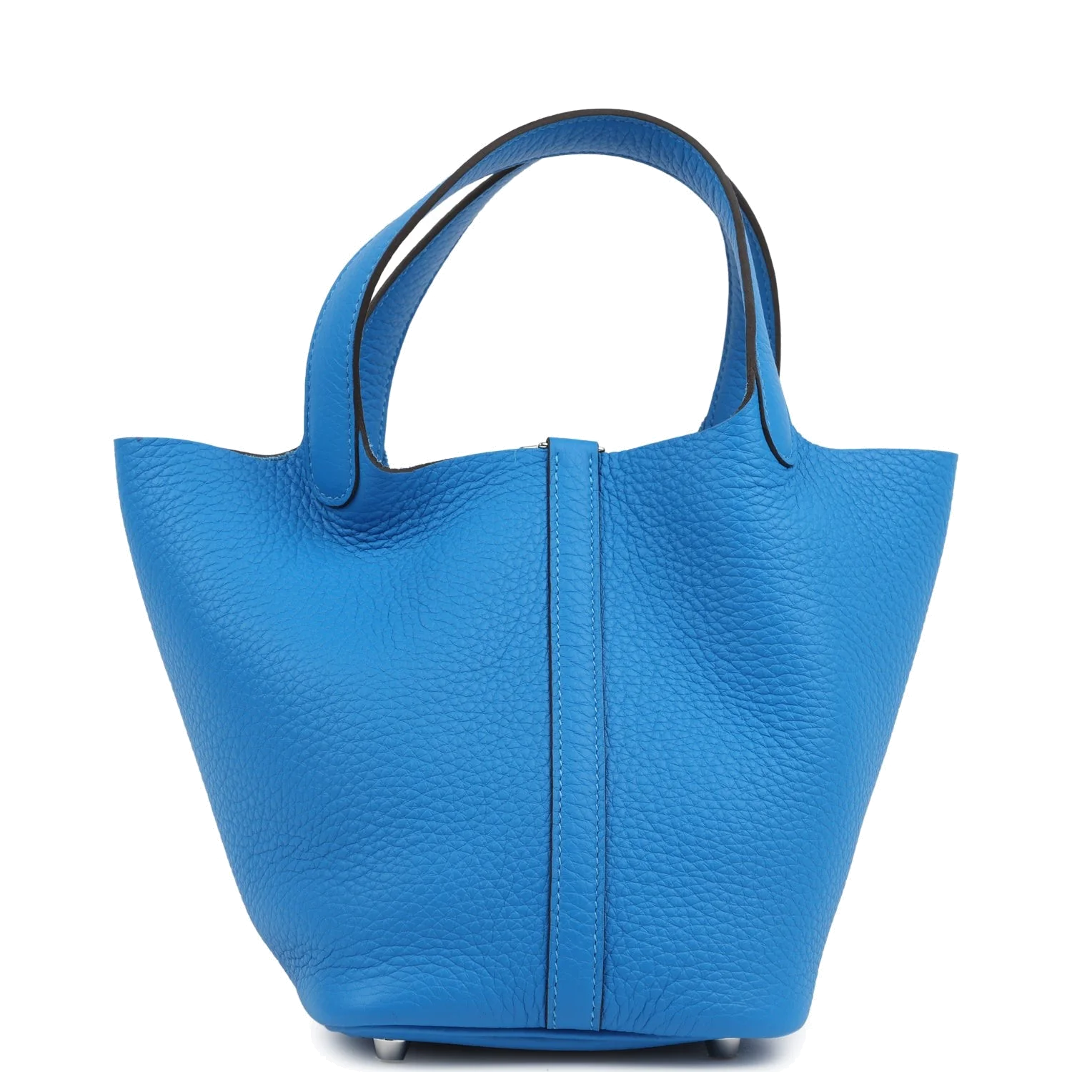 Hermes Picotin Lock 18 Bleu Hydra Clemence Palladium Hardware — фото 5