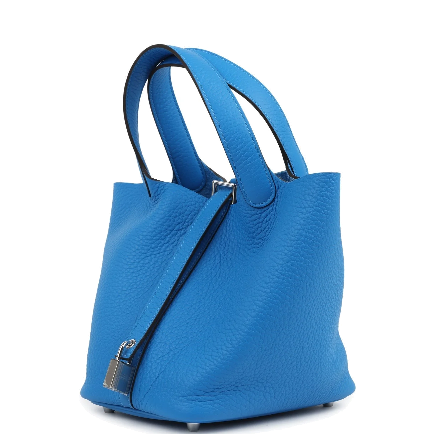 Hermes Picotin Lock 18 Bleu Hydra Clemence Palladium Hardware — фото 6