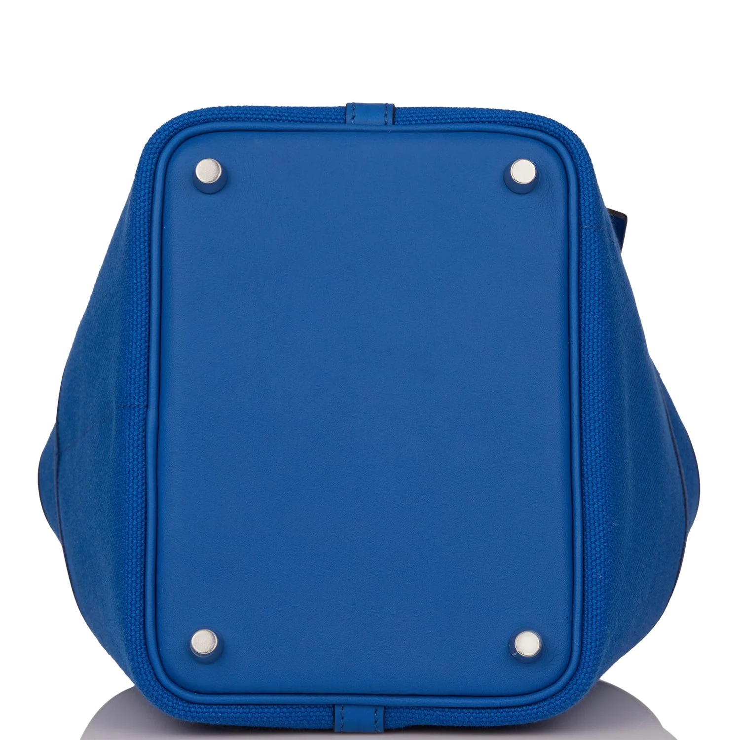 Hermes Picotin Cargo 18 Bleu France Swift and Toile Canvas Palladium Hardware — фото 8