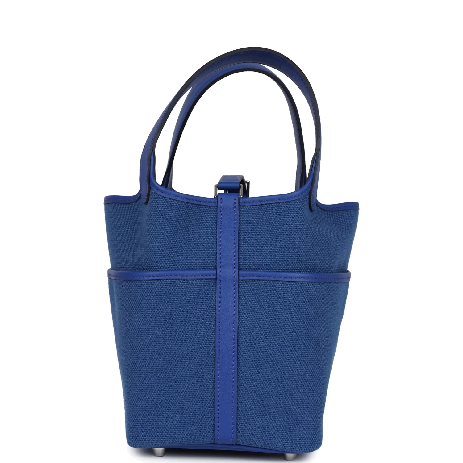 Hermes Picotin Cargo 18 Bleu Royal Swift and Toile Canvas Palladium Hardware — фото 5