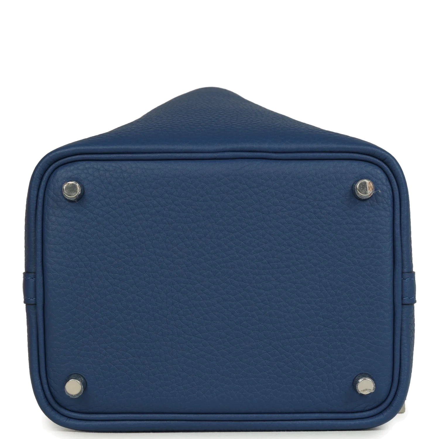 Hermes Picotin Lock 18 Bleu Tie Clemence Palladium Hardware — фото 7