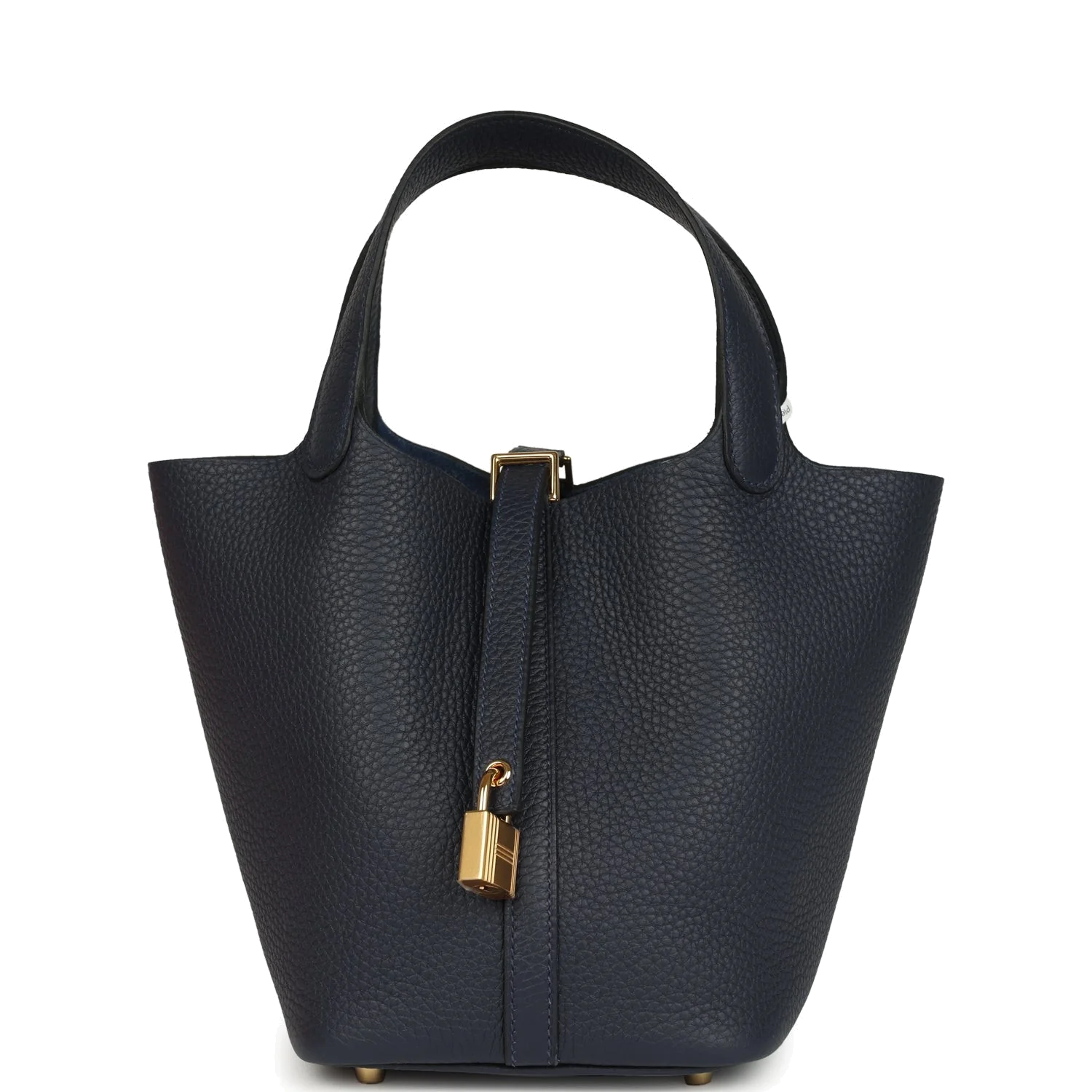 Hermes Picotin Lock 18 Bleu Nuit Clemence Gold Hardware — фото 2