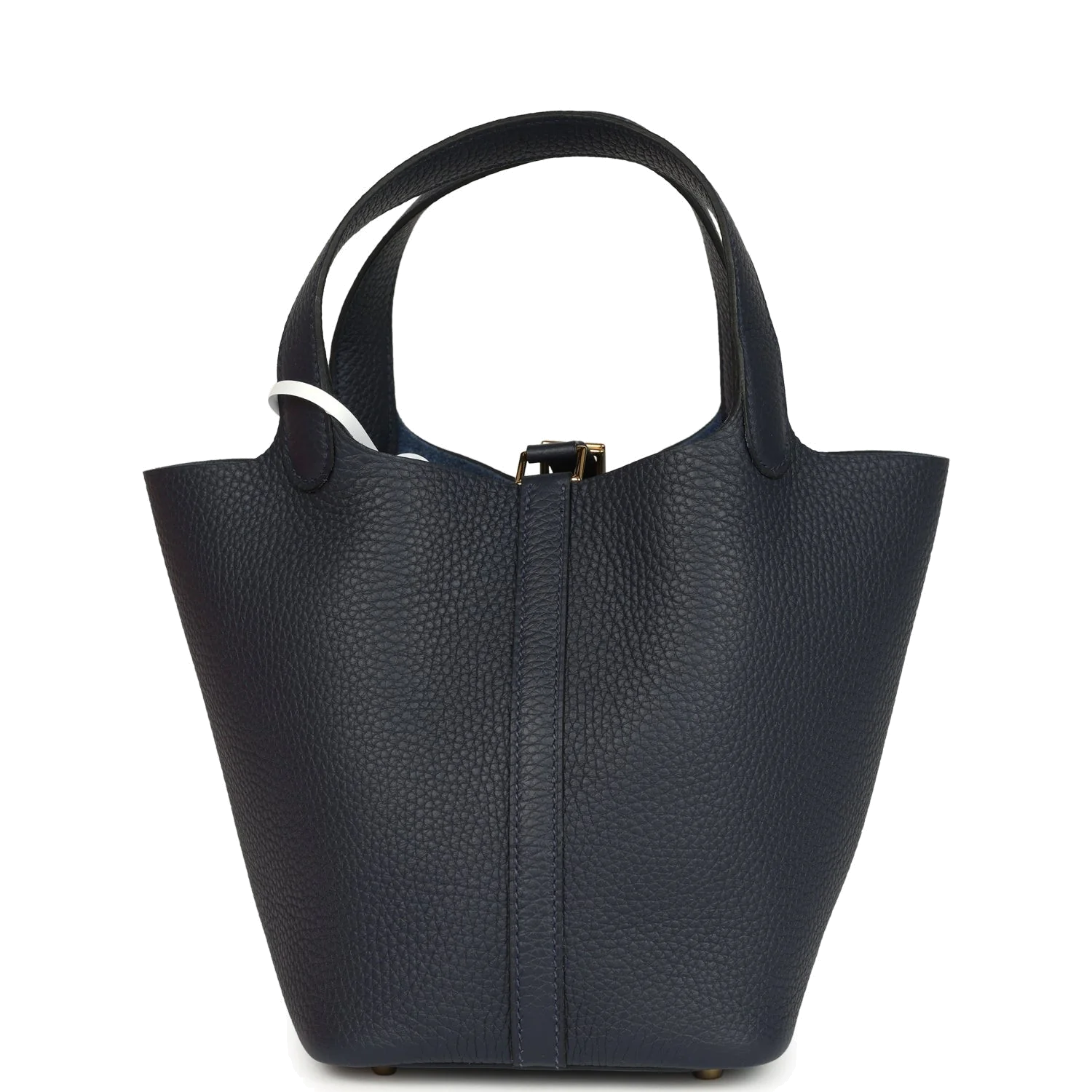 Hermes Picotin Lock 18 Bleu Nuit Clemence Gold Hardware — фото 5