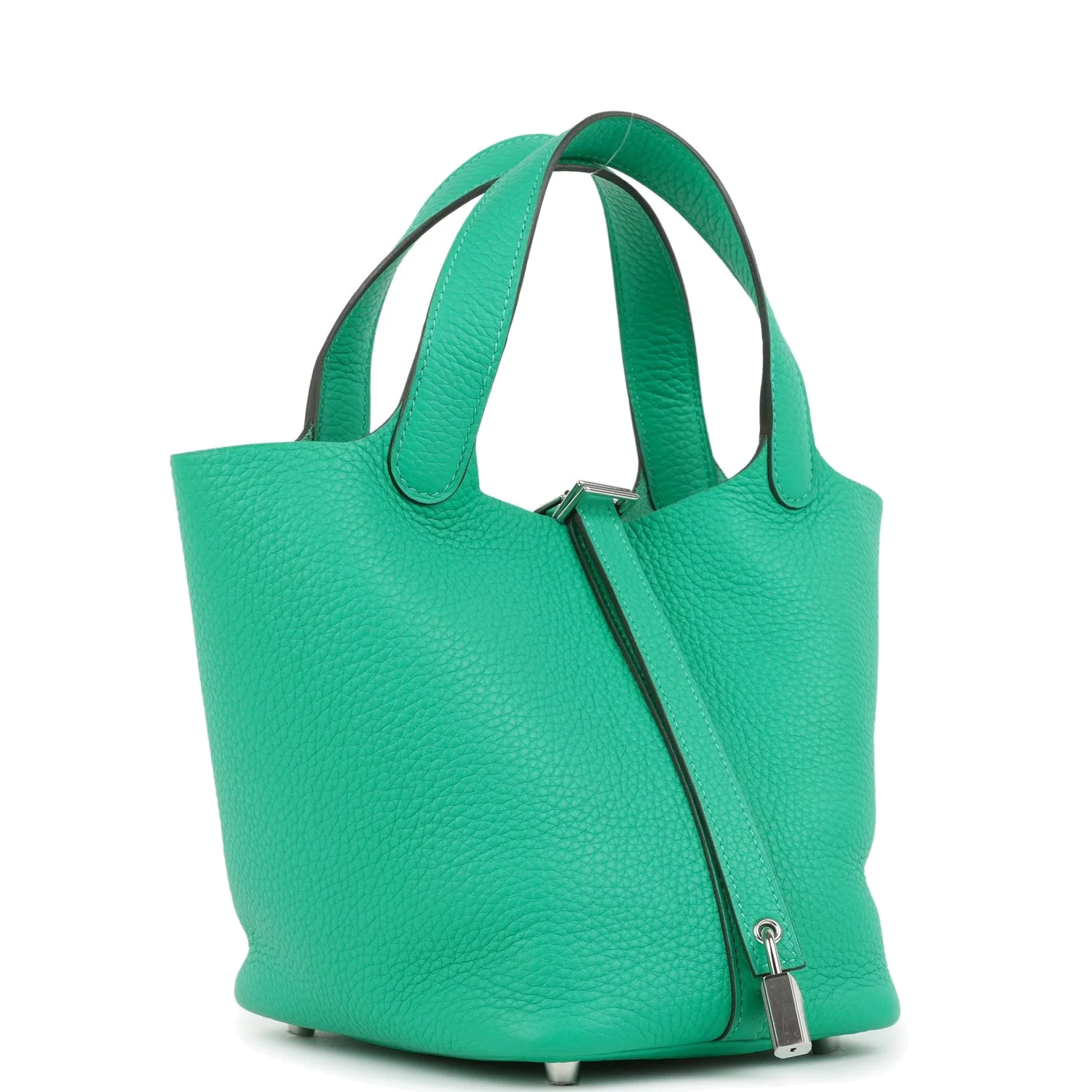 Hermes Picotin Lock 18 Menthe Clemence Palladium Hardware — фото 3
