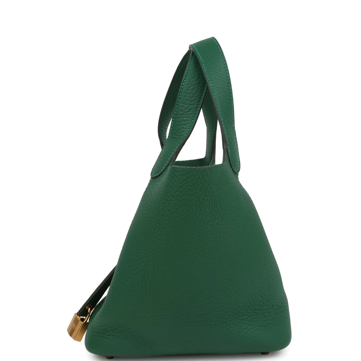 Hermes Picotin Lock 18 Vert Moyen Clemence Gold Hardware — фото 5