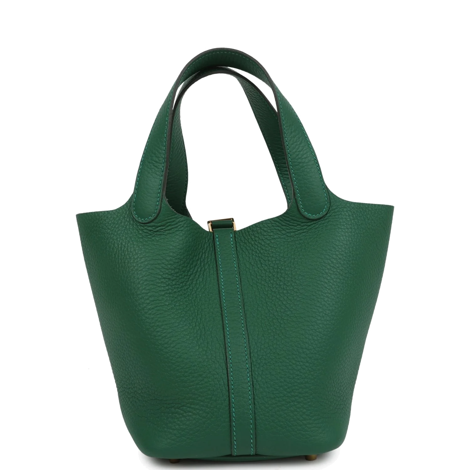 Hermes Picotin Lock 18 Vert Moyen Clemence Gold Hardware — фото 6