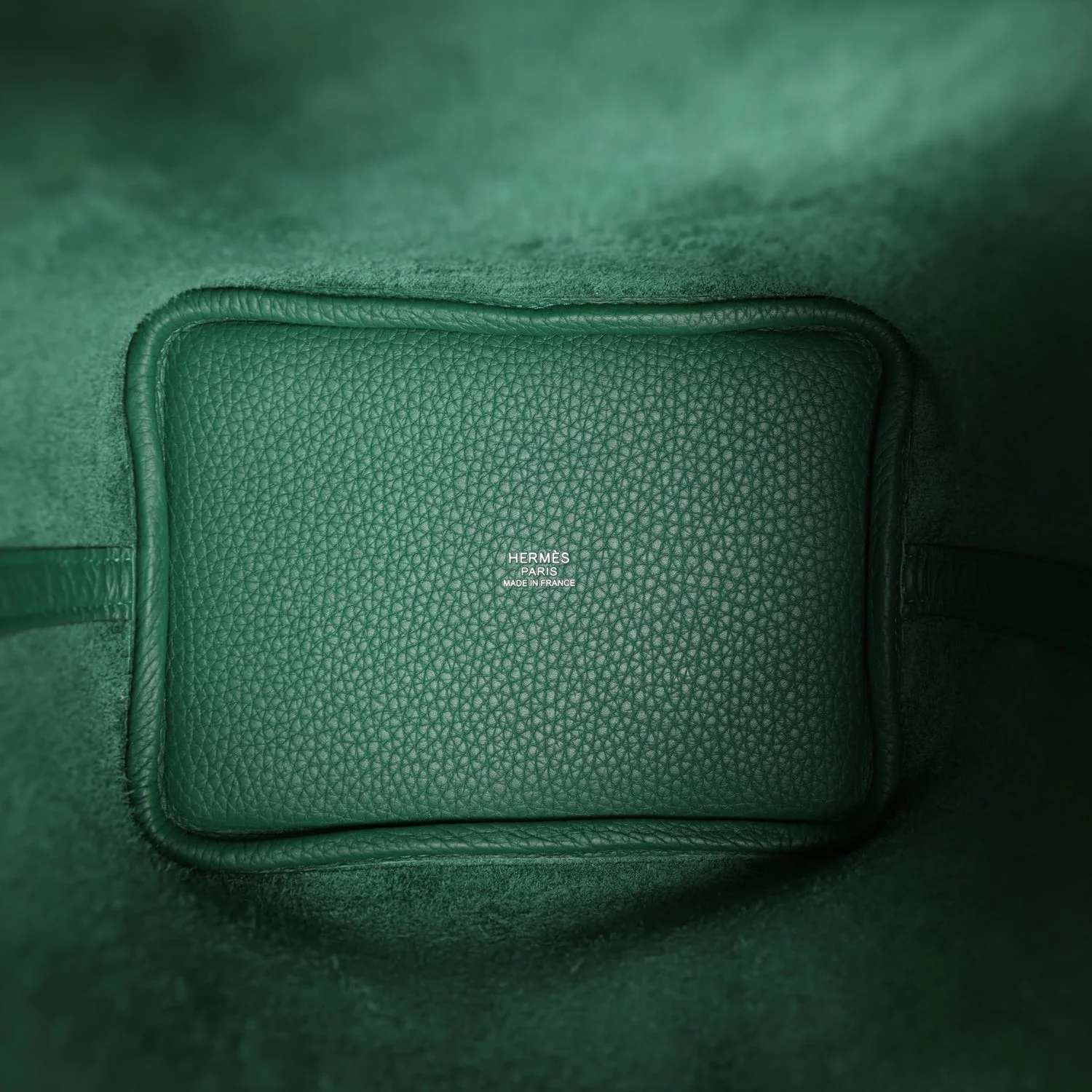 Hermes Picotin Lock 18 Vert Moyen Clemence Palladium Hardware — фото 7