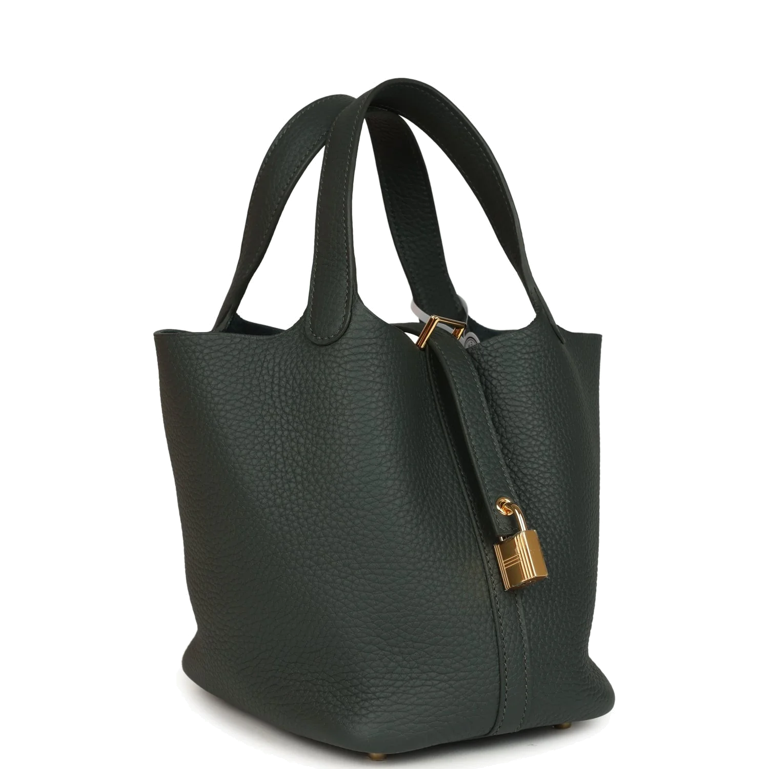 Hermes Picotin Lock 18 Vert Mangrove Clemence Gold Hardware — фото 3