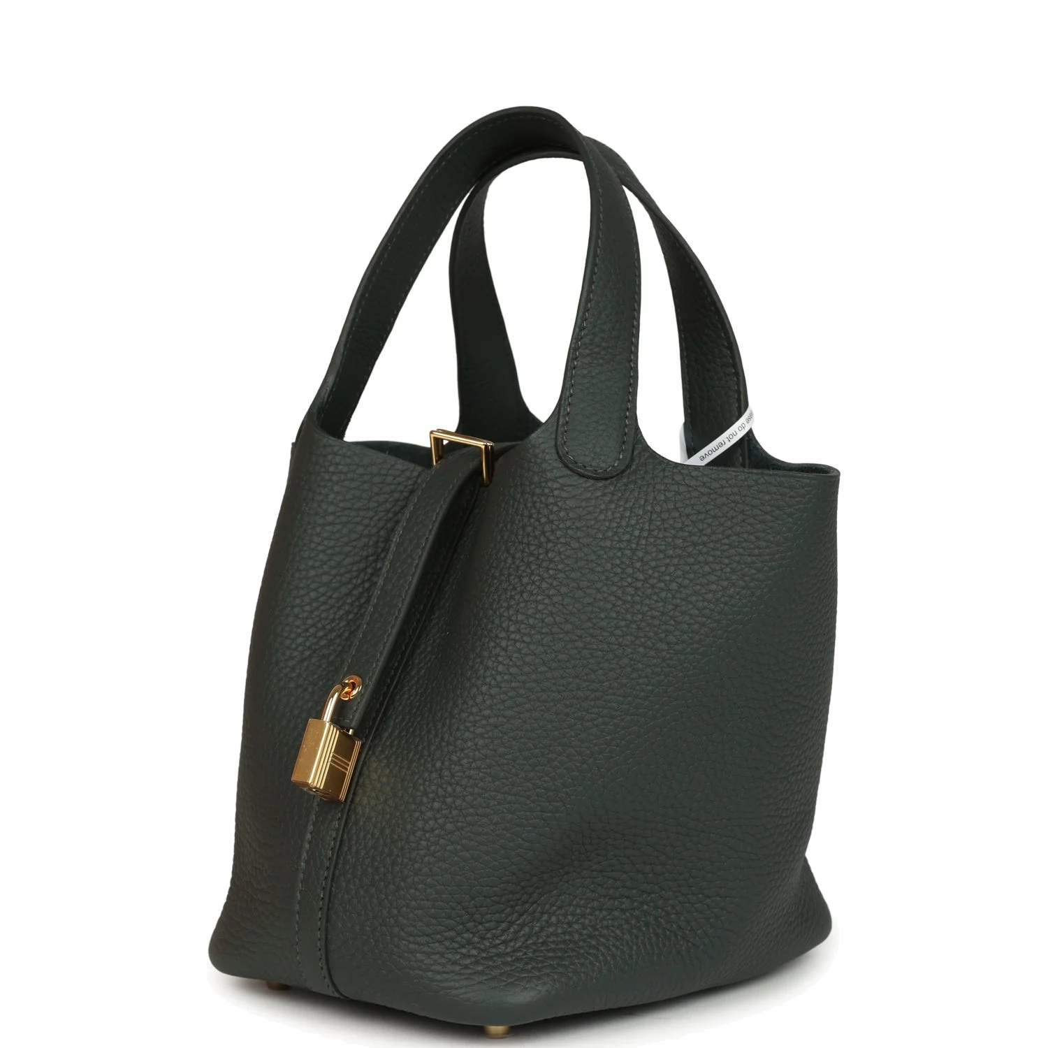 Hermes Picotin Lock 18 Vert Mangrove Clemence Gold Hardware — фото 6