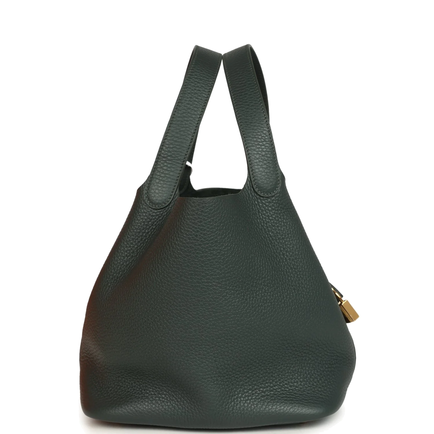Hermes Picotin Lock 22 Vert Mangrove Clemence Gold Hardware — фото 4