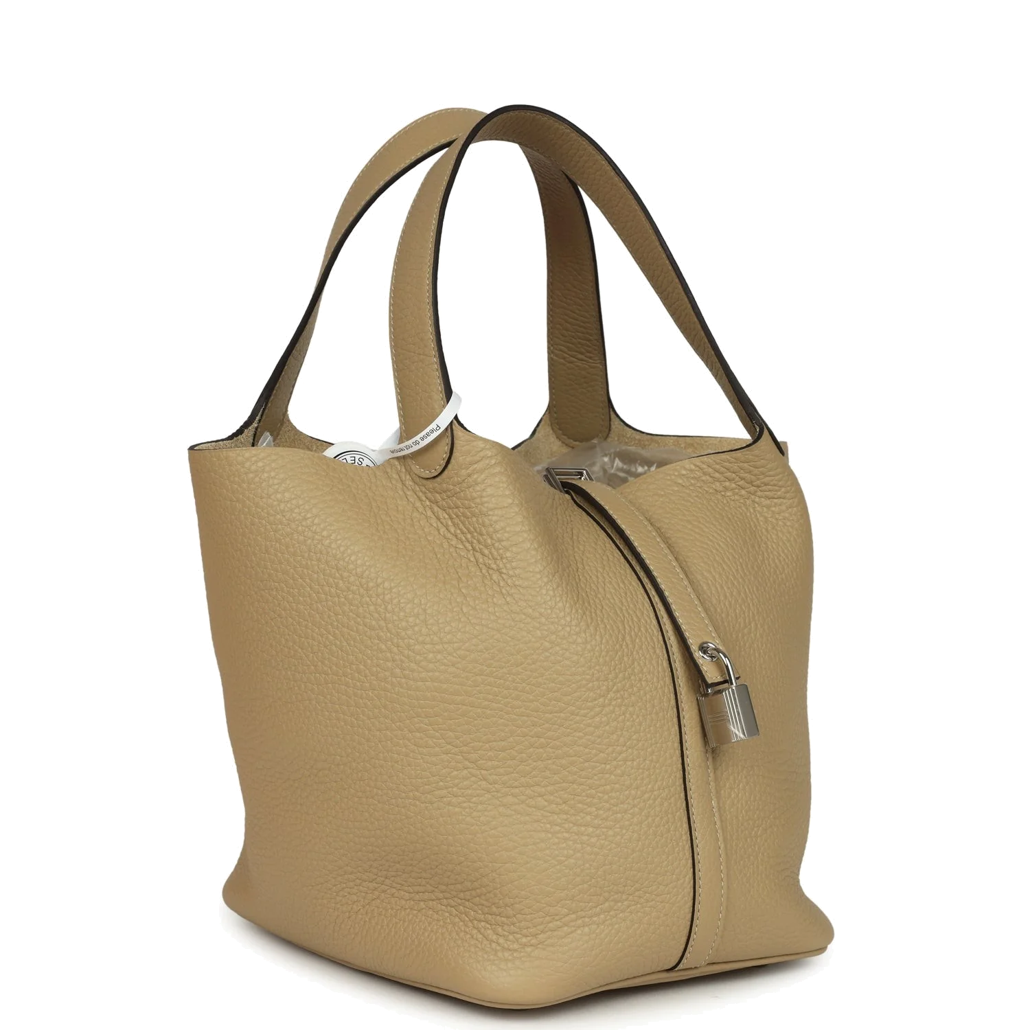 Hermes Picotin Lock 22 Trench Clemence Palladium Hardware — фото 3