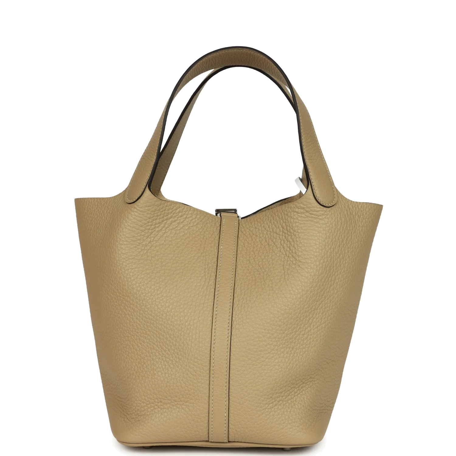 Hermes Picotin Lock 22 Trench Clemence Palladium Hardware — фото 5