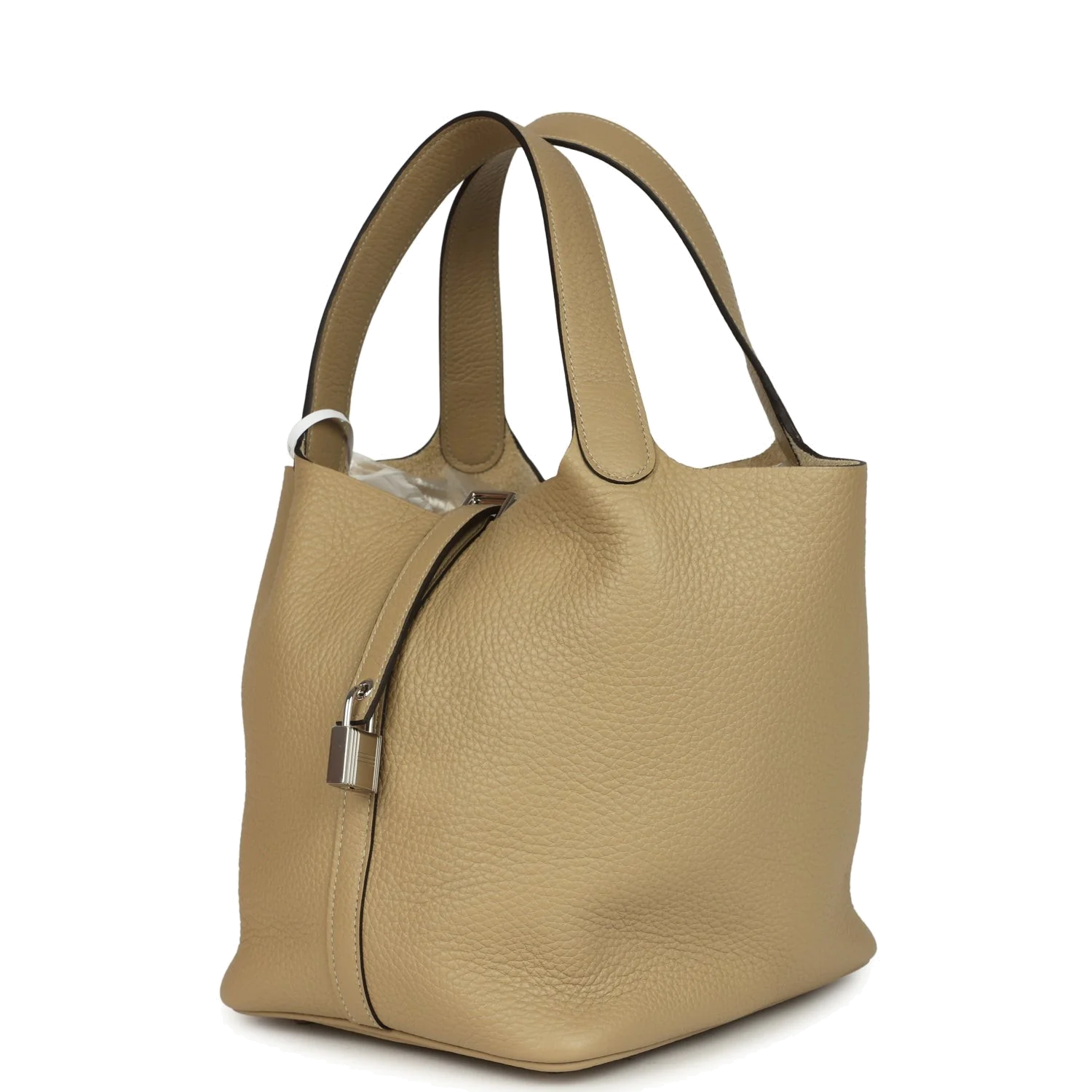 Hermes Picotin Lock 22 Trench Clemence Palladium Hardware — фото 6
